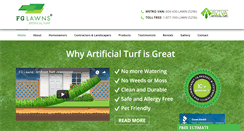 Desktop Screenshot of fg-lawns.com