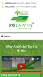 Mobile Screenshot of fg-lawns.com